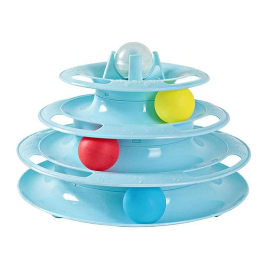 Funny Pet Toys Cat Crazy Ball Disk Interactive Amusement Plate