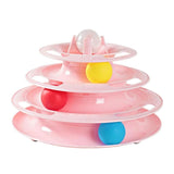 Funny Pet Toys Cat Crazy Ball Disk Interactive Amusement Plate